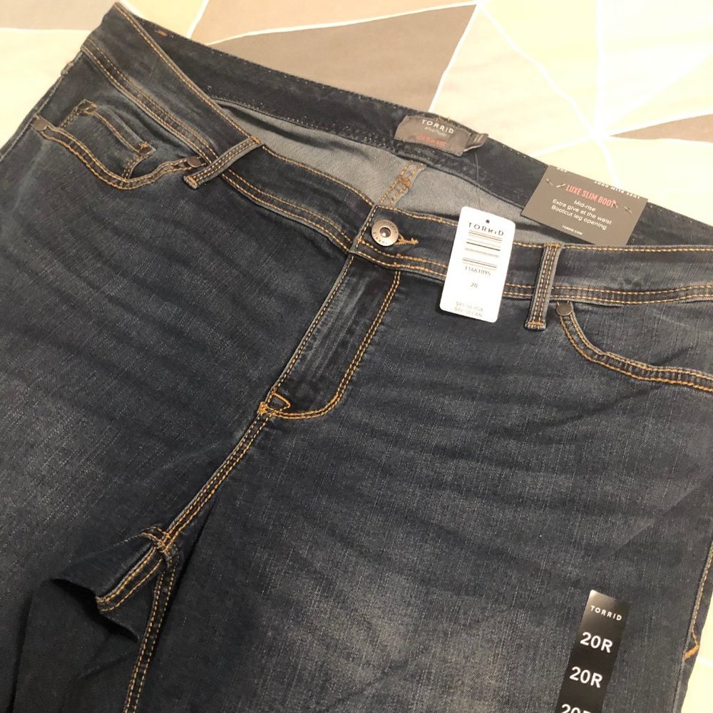 Torrid LUXE SLIM BOOT JEAN - SUPER STRETCH MEDIUM WASH
